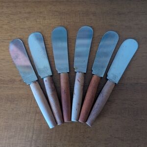 Vintage Mini Cheese Knives